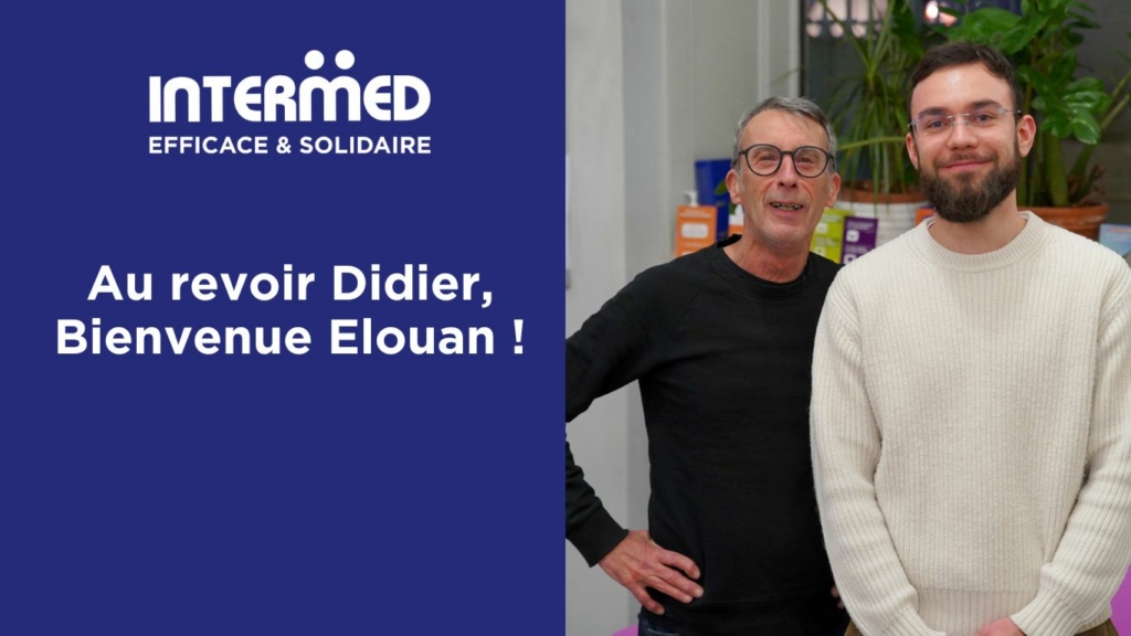 Départ de Didier Maillotte, chargé de Développement à INTERMED Besançon. Remplacé par Elouan Fouchey.